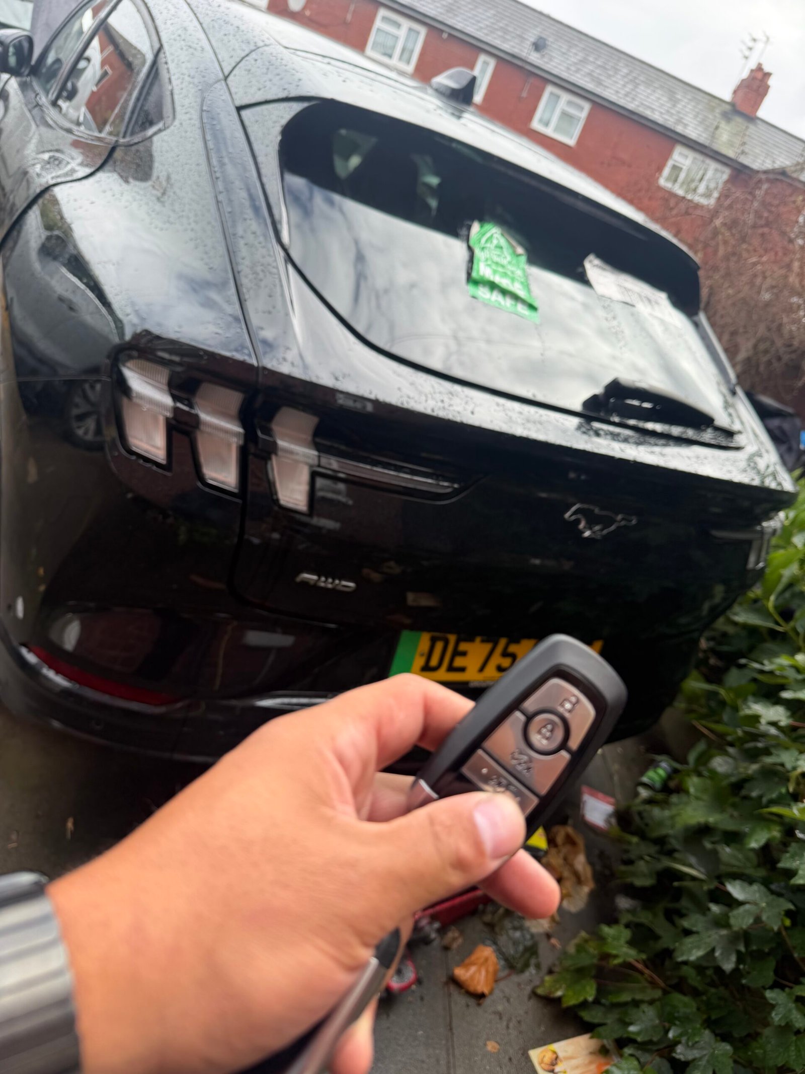 New Ford Mustang Mach-E key after all keys lost replacement in Fallowfield Manchester