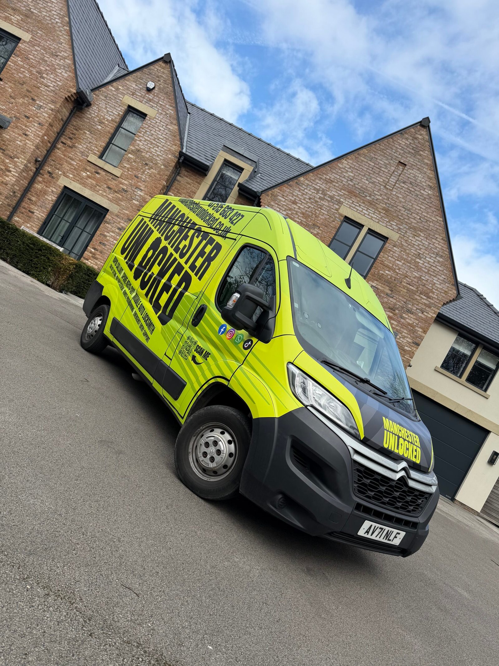 Carl from Manchester Unlocked mobile auto locksmith with locksmith van in Manchester